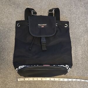 Polo by Ralph Lauren Black Sport Backpack